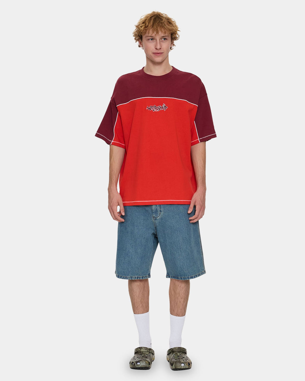 Mens Hot Gossip Oversized Panel T-Shirt