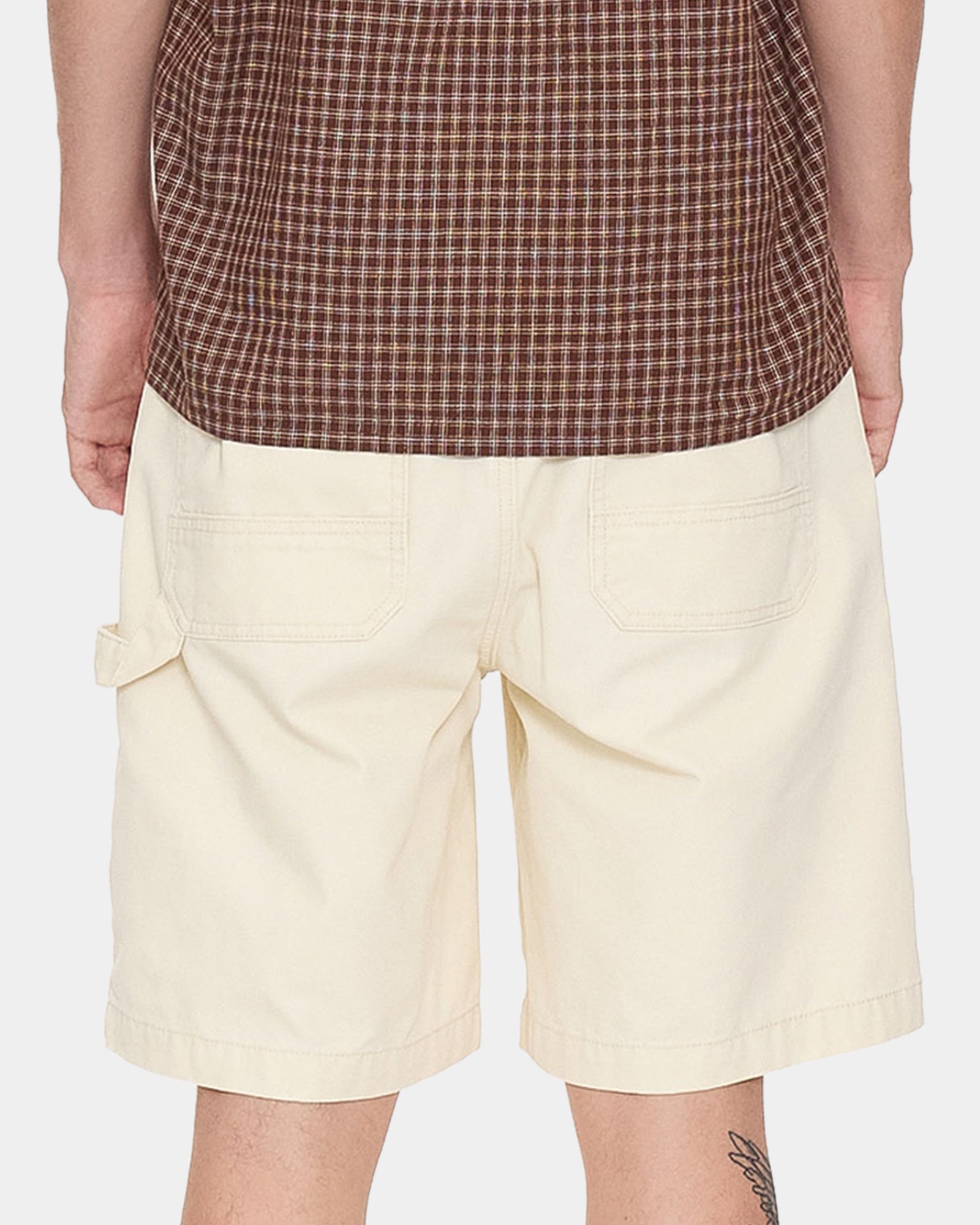 Mens Canvas Utility Carpenter Shorts
