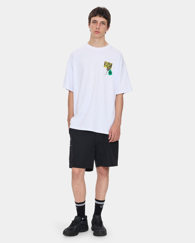 Mens Core Nylon Tech Cargo Shorts