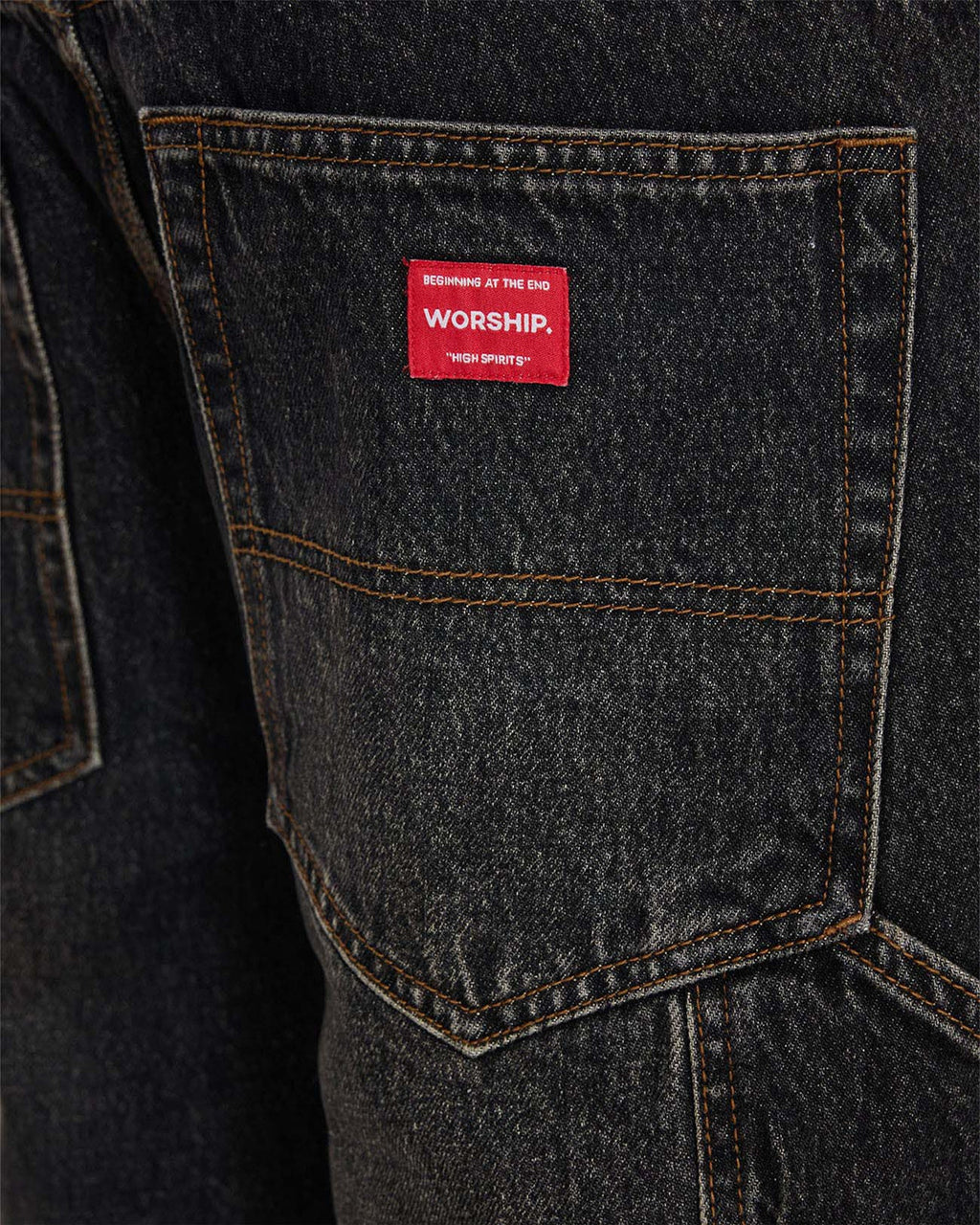 Mens Carpenter Denim Shorts