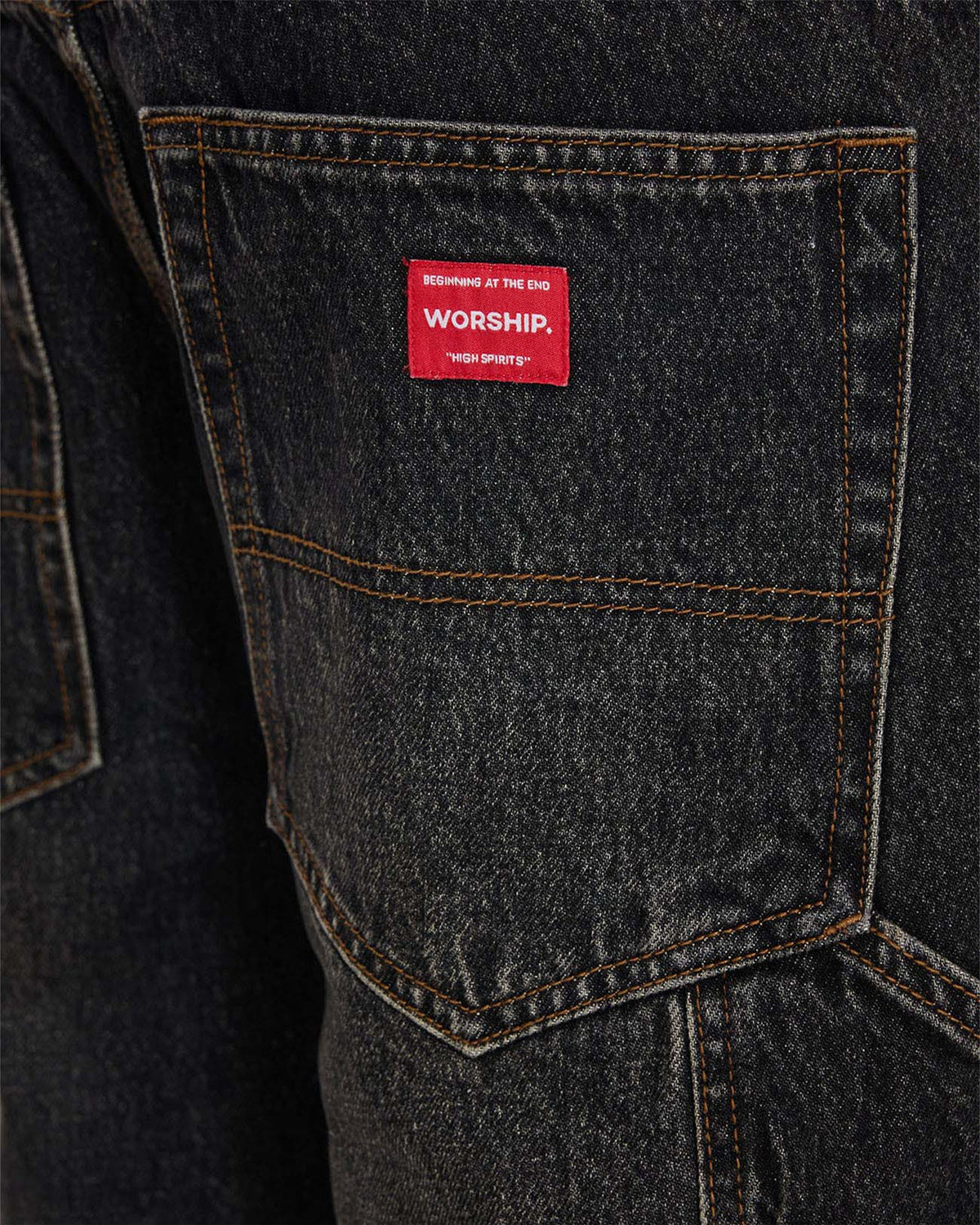 Mens Carpenter Denim Shorts