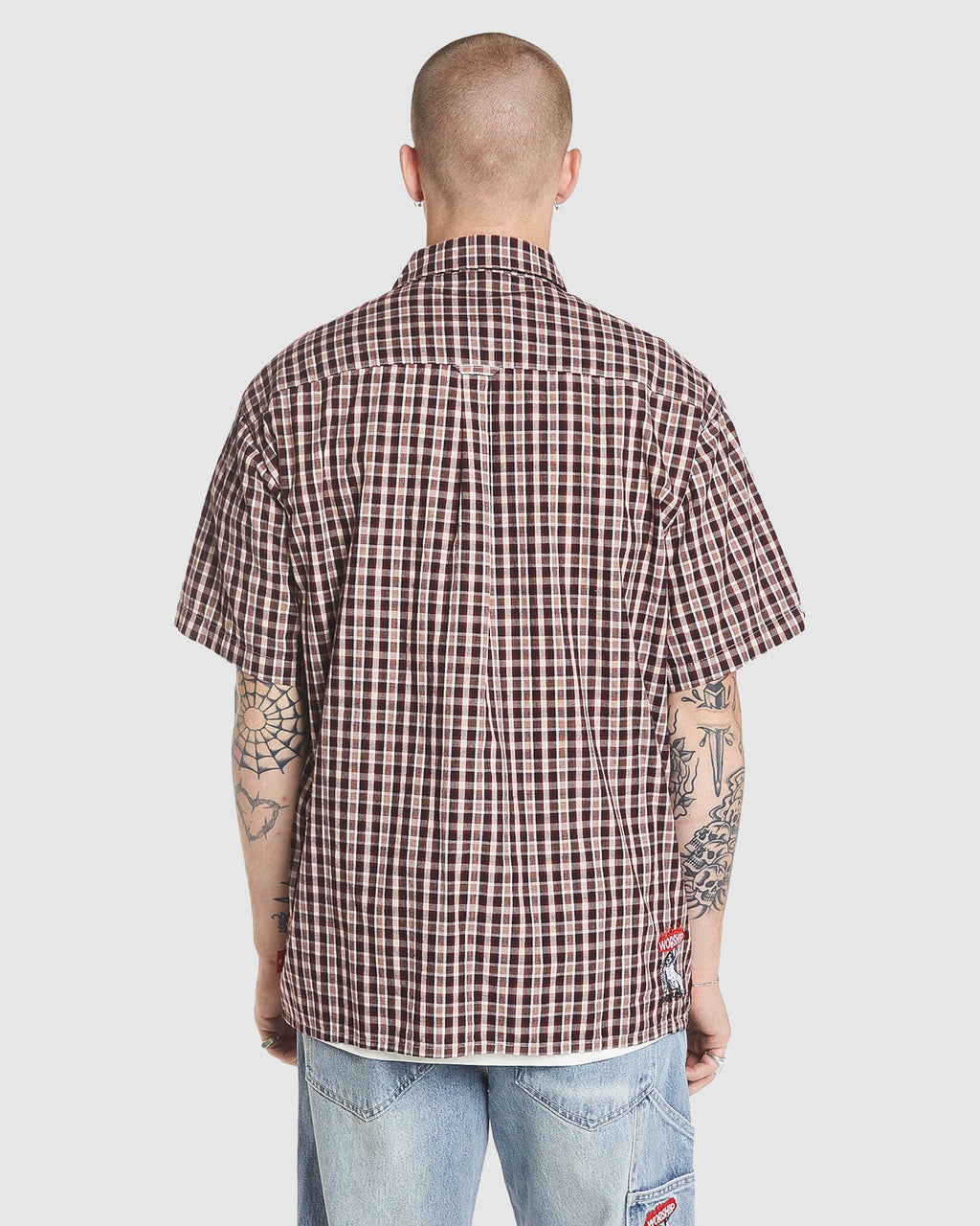 MENS HOLD UP SHORT SLEEVE SHIRT