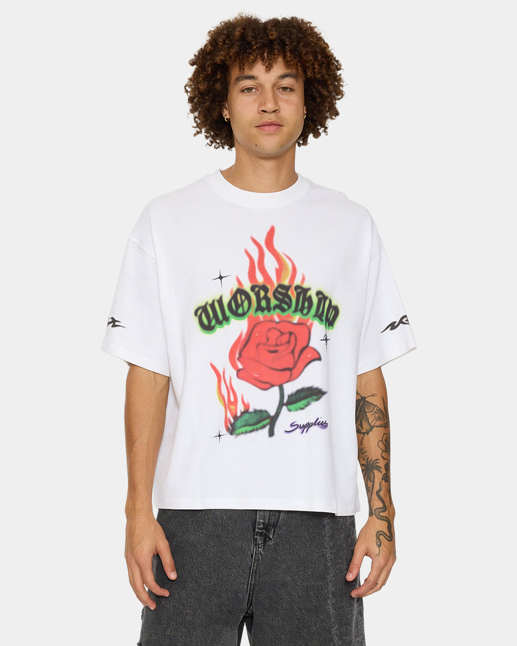 Mens Anderson Boxy Crop T-Shirt
