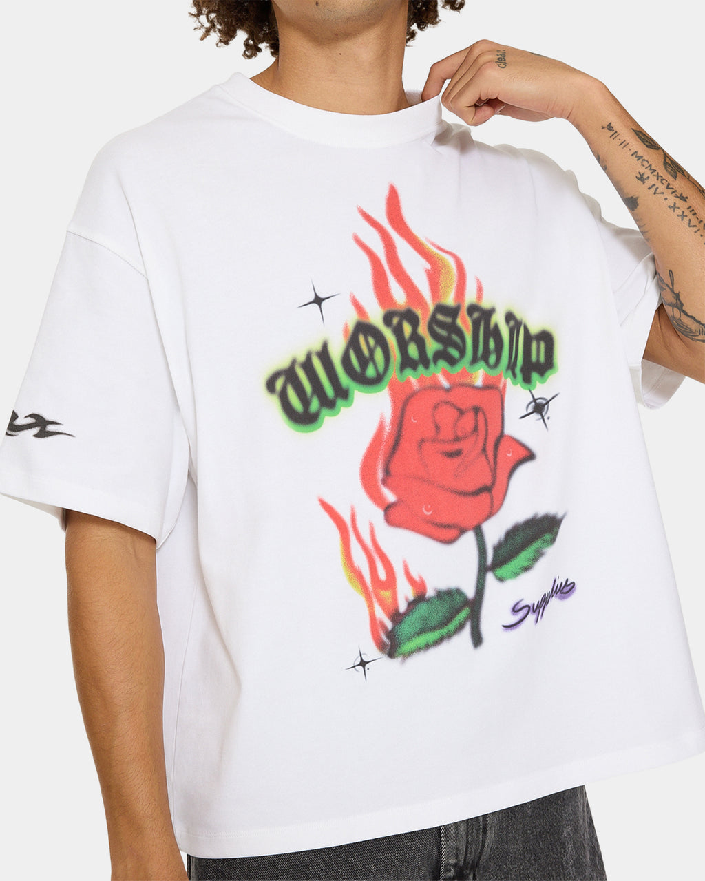 Mens Anderson Boxy Crop T-Shirt