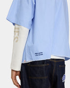 Mens Morality Boxy Cropped Short Sleeve Shirt