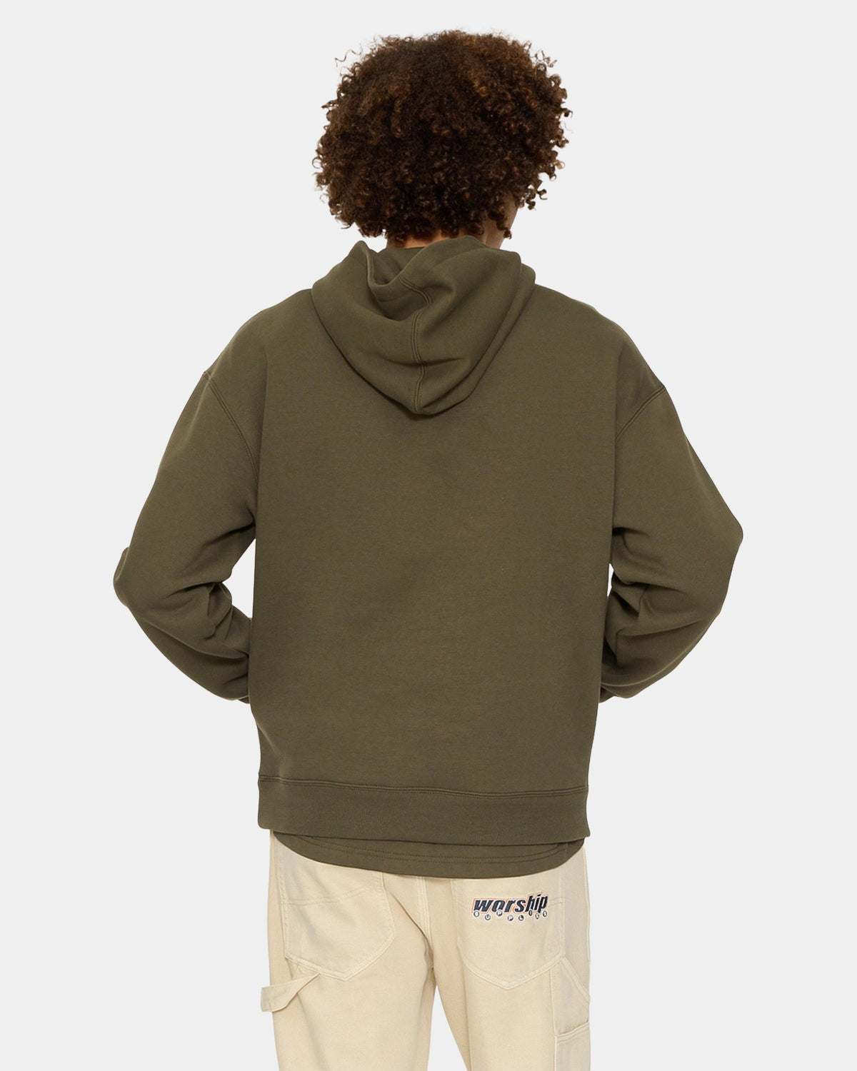 Mens Line Stepper Pullover Hoodie