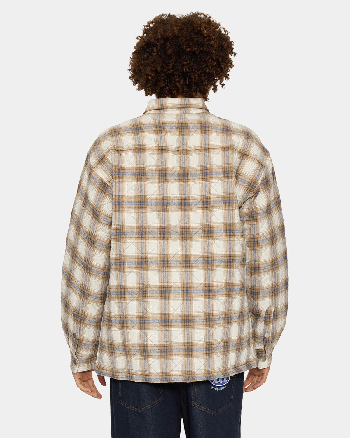 Mens Morality Quilted Shacket