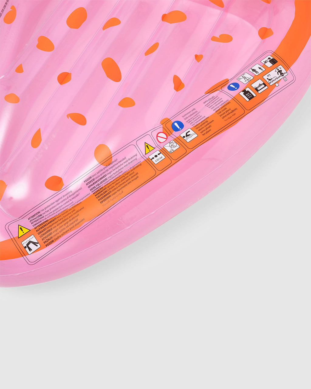 Luxe Lie-On Float Strawberry Inflatable