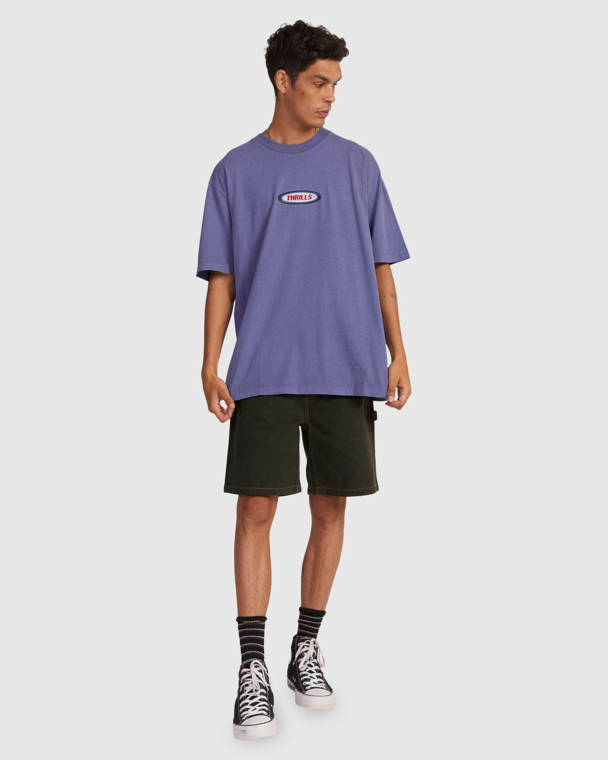 MENS KNOWLEDGE OVERSIZED FIT T-SHIRT