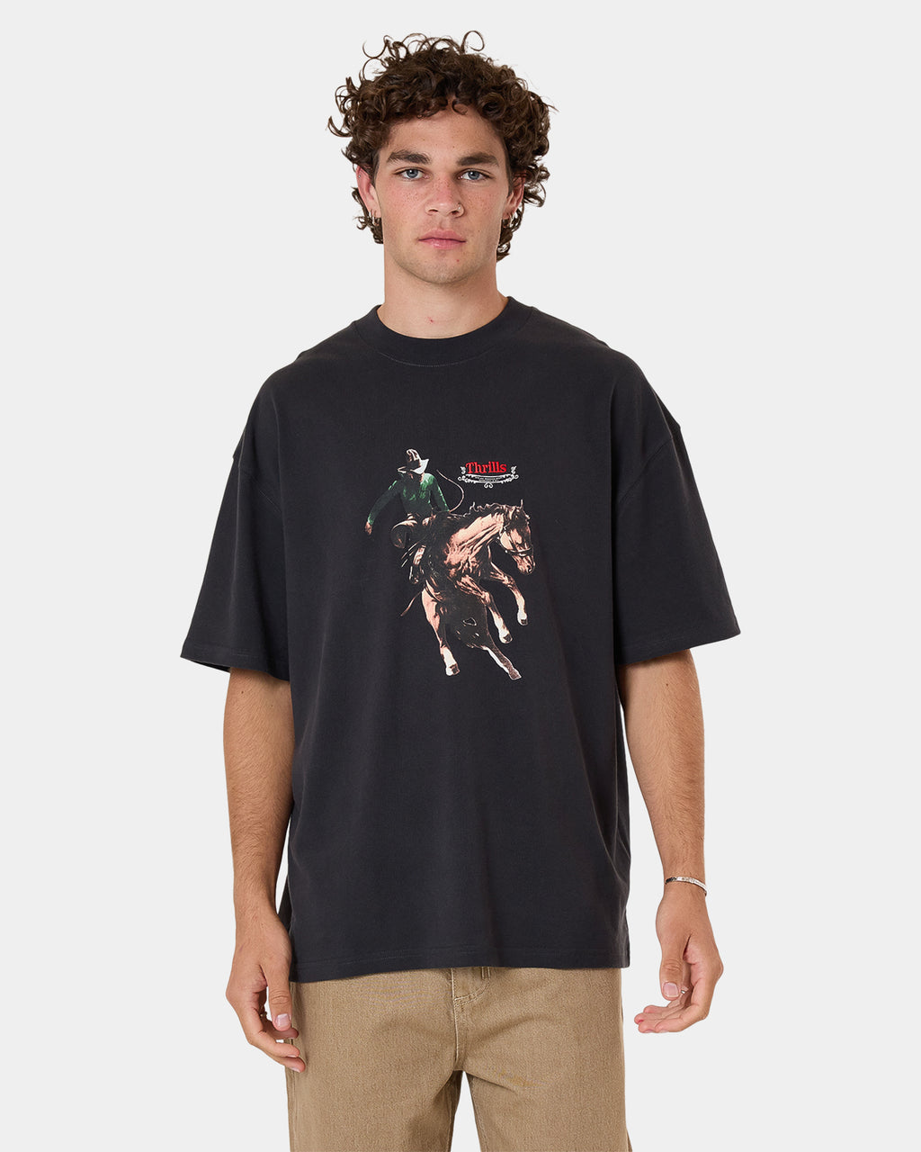 Mens Eternal Outlaw Box Fit Oversized T-Shirt