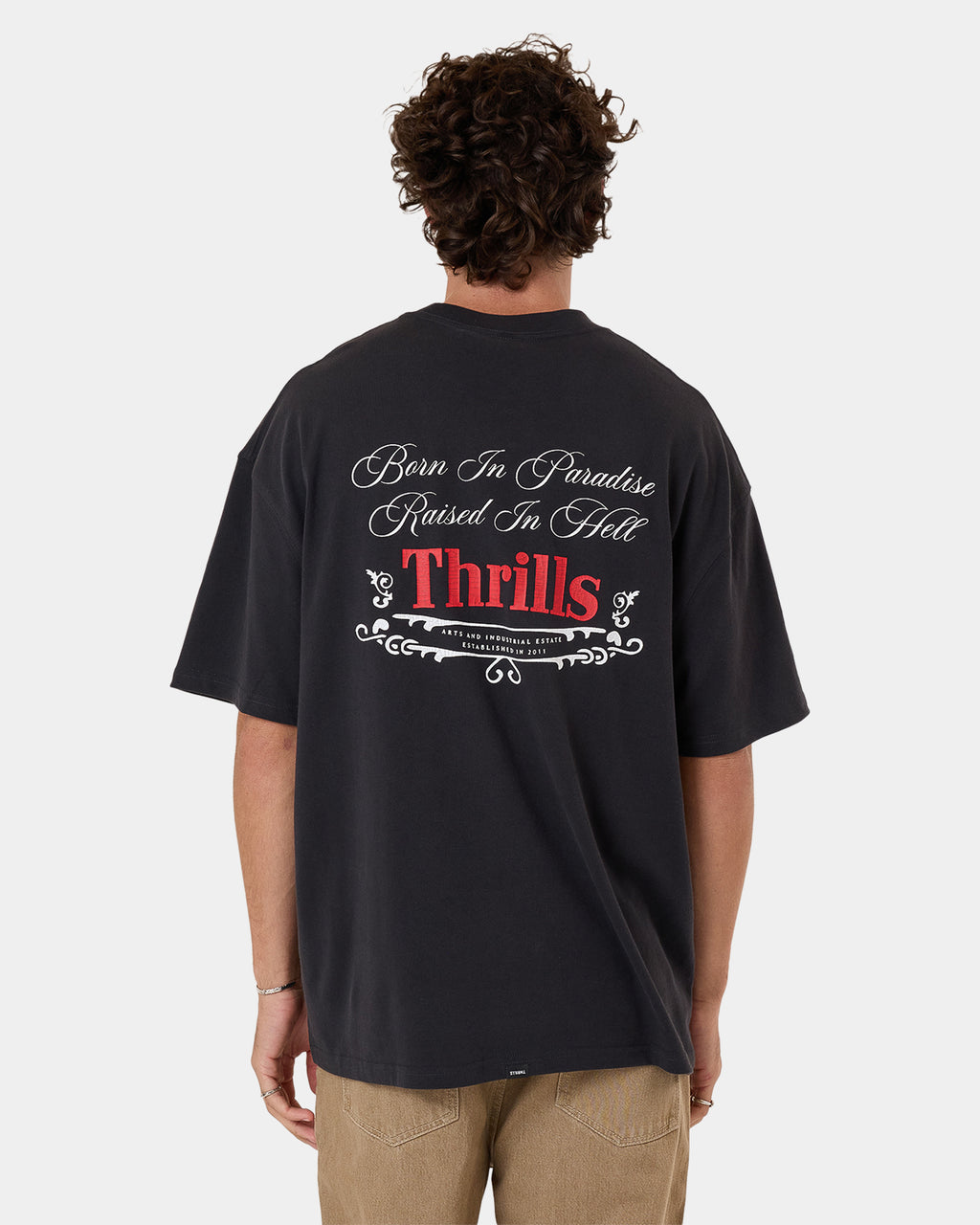 Mens Eternal Outlaw Box Fit Oversized T-Shirt