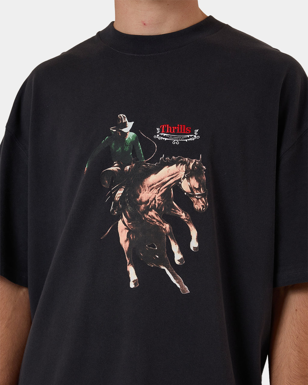 Mens Eternal Outlaw Box Fit Oversized T-Shirt