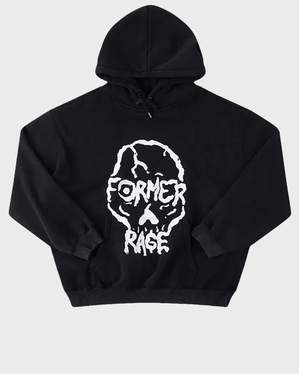 Mens Skullz Boxy Heavy Pullover Hoodie