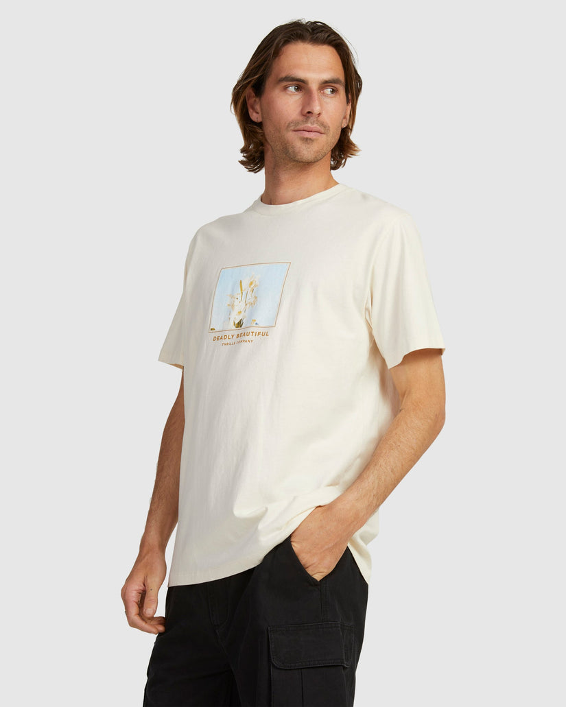 MENS DEADLY BEAUTIFUL MERCH FIT T-SHIRT