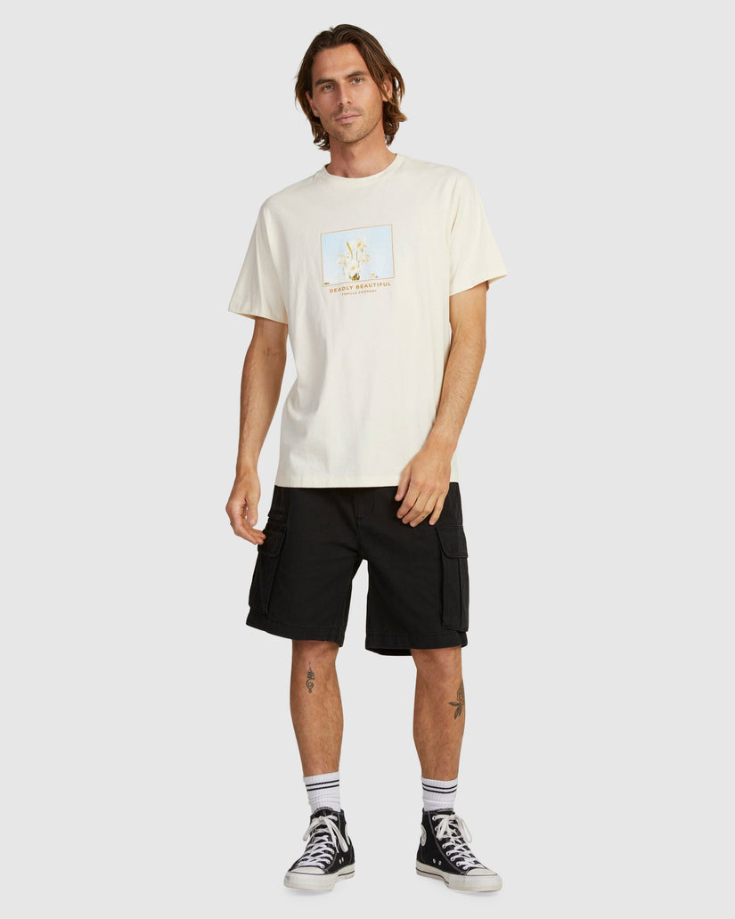 MENS DEADLY BEAUTIFUL MERCH FIT T-SHIRT