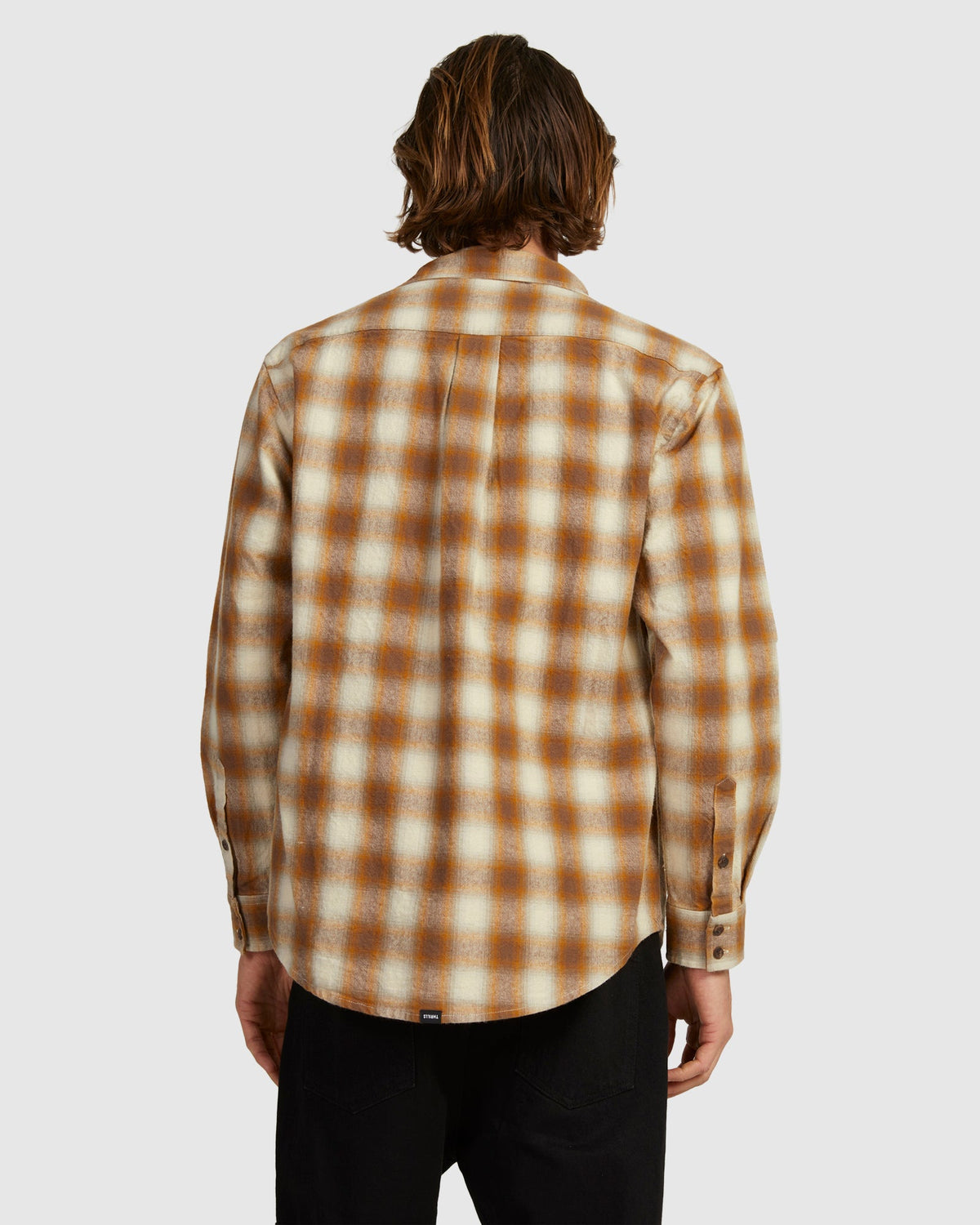 MENS BARRIO LONG SLEEVE FLANNEL SHIRT