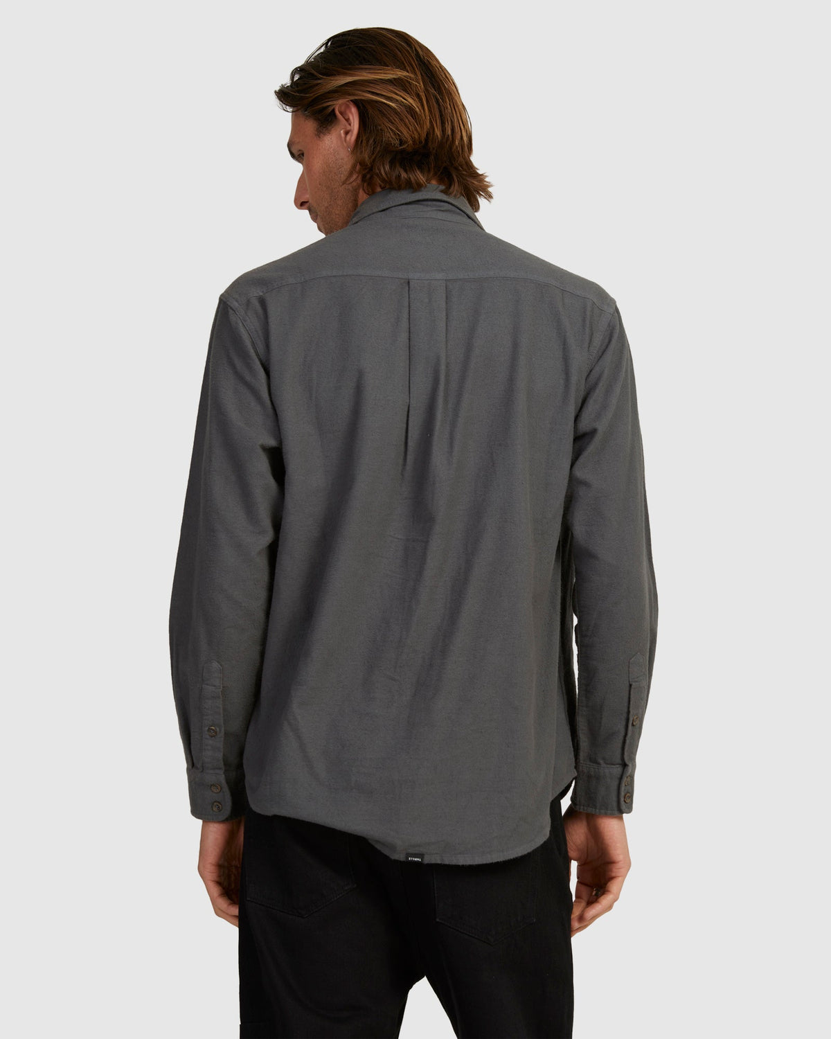 MENS OPS OVERSIZED LONG SLEEVE FLANNEL SHIRT