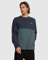 MENS KNOWLEDGE OVERSIZED PANEL CREW