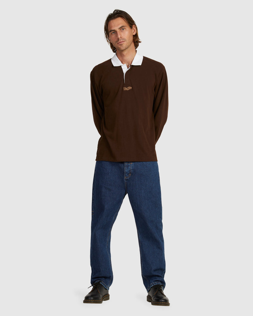 MENS TIME THRILLS RUGBY POLO SHIRT