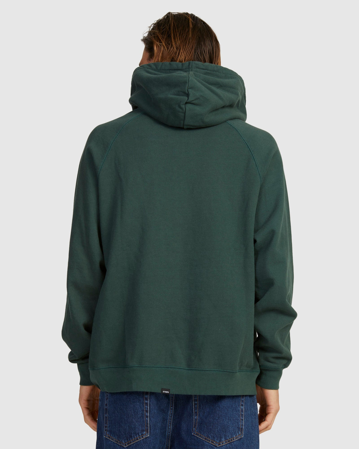 MENS VARSITY RAGLAN PULL ON HOODIE