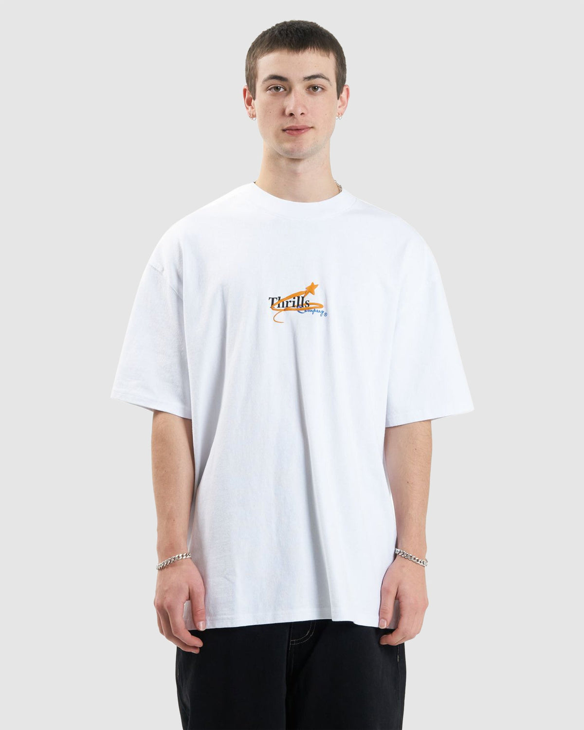MENS EARTHDRONE BOX FIT OVERSIZED T-SHIRT