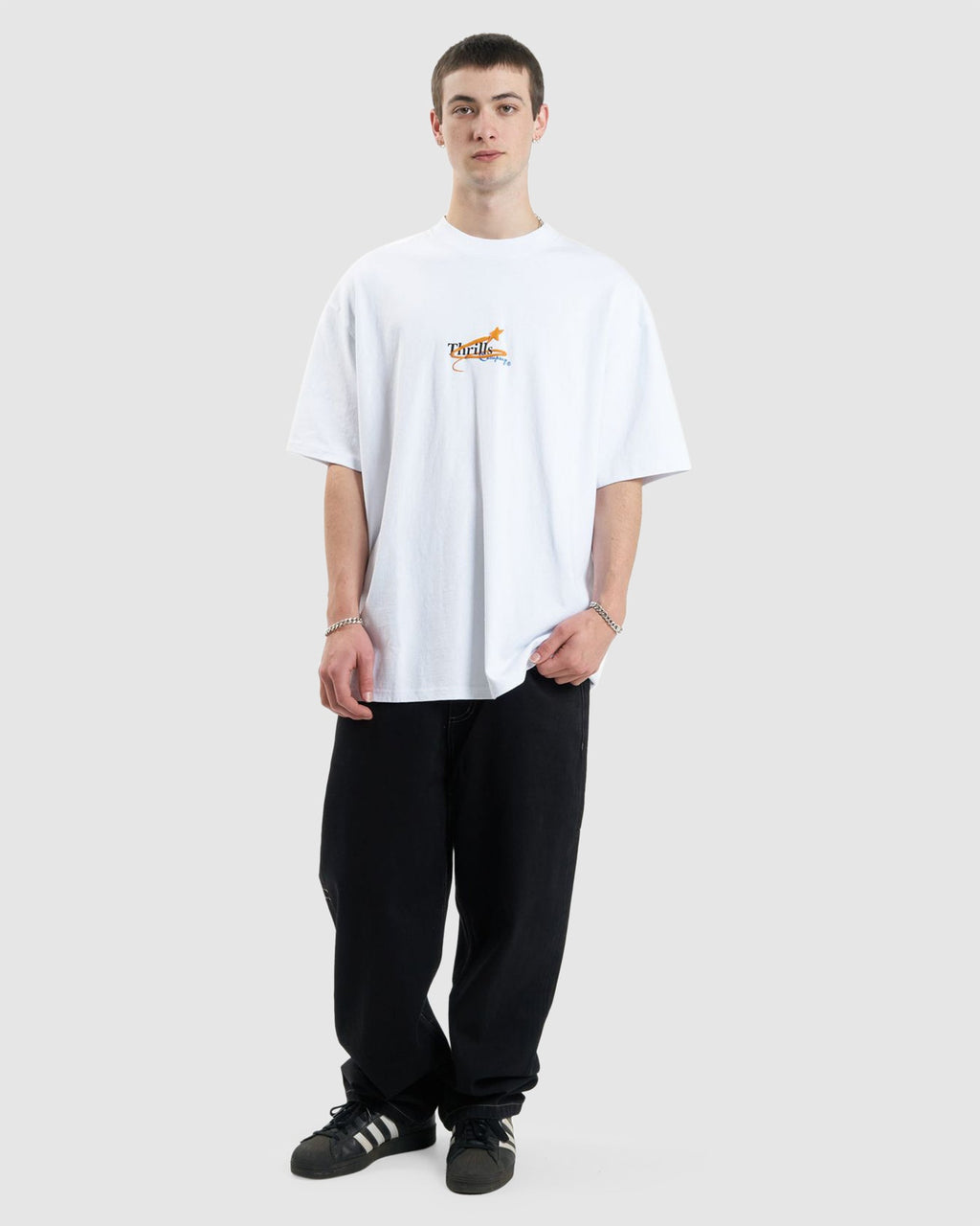 MENS EARTHDRONE BOX FIT OVERSIZED T-SHIRT
