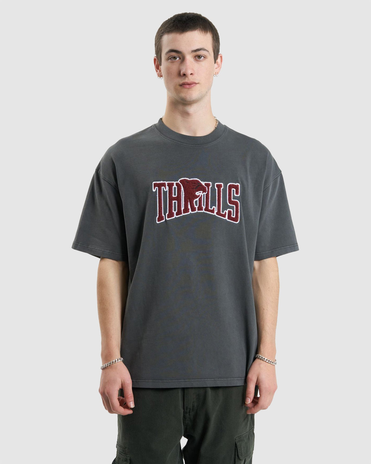 MENS STAND FIRM BOX FIT OVERSIZE T-SHIRT