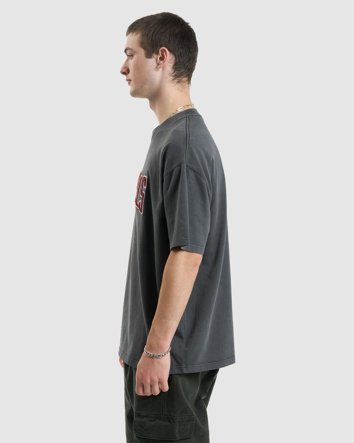MENS STAND FIRM BOX FIT OVERSIZE T-SHIRT