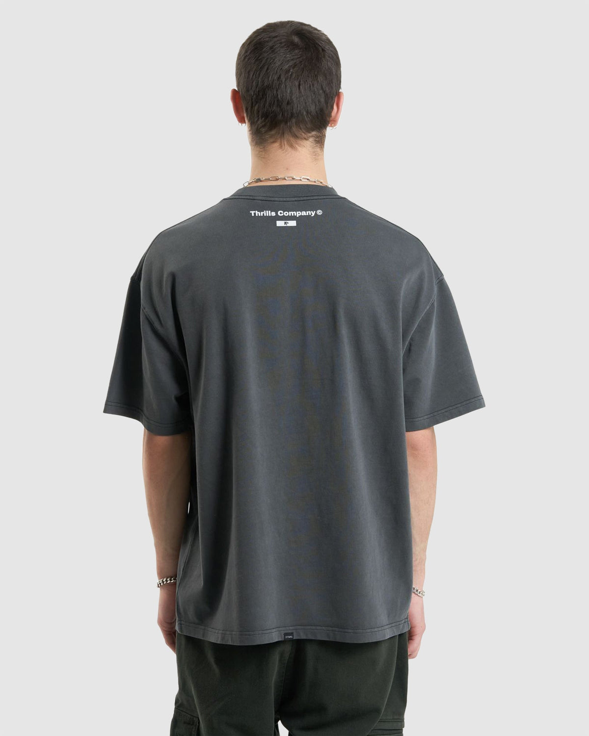 MENS STAND FIRM BOX FIT OVERSIZE T-SHIRT