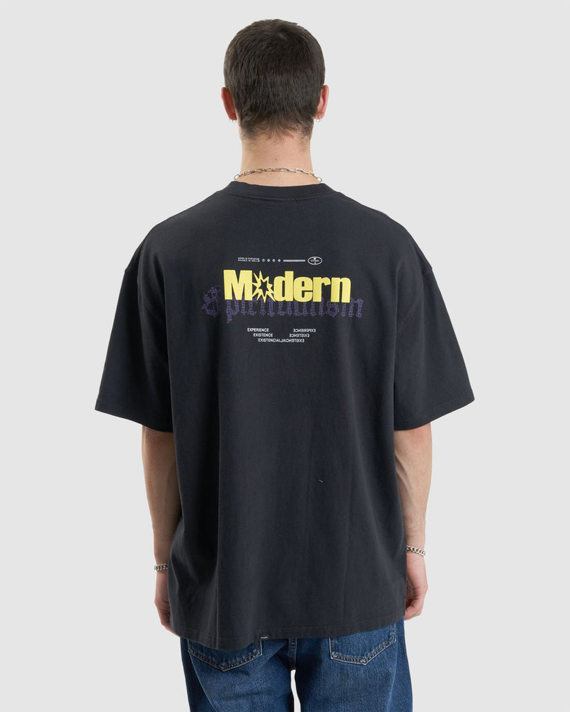 MENS MODERN SPIRITUALISM BOX FIT T-SHIRT