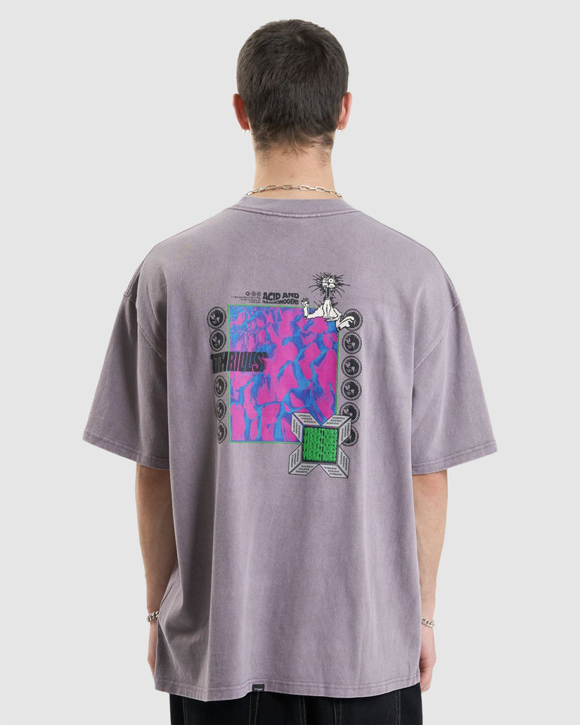 MENS VIBRATIONS BOX FIT OVERSIZE T-SHIRT