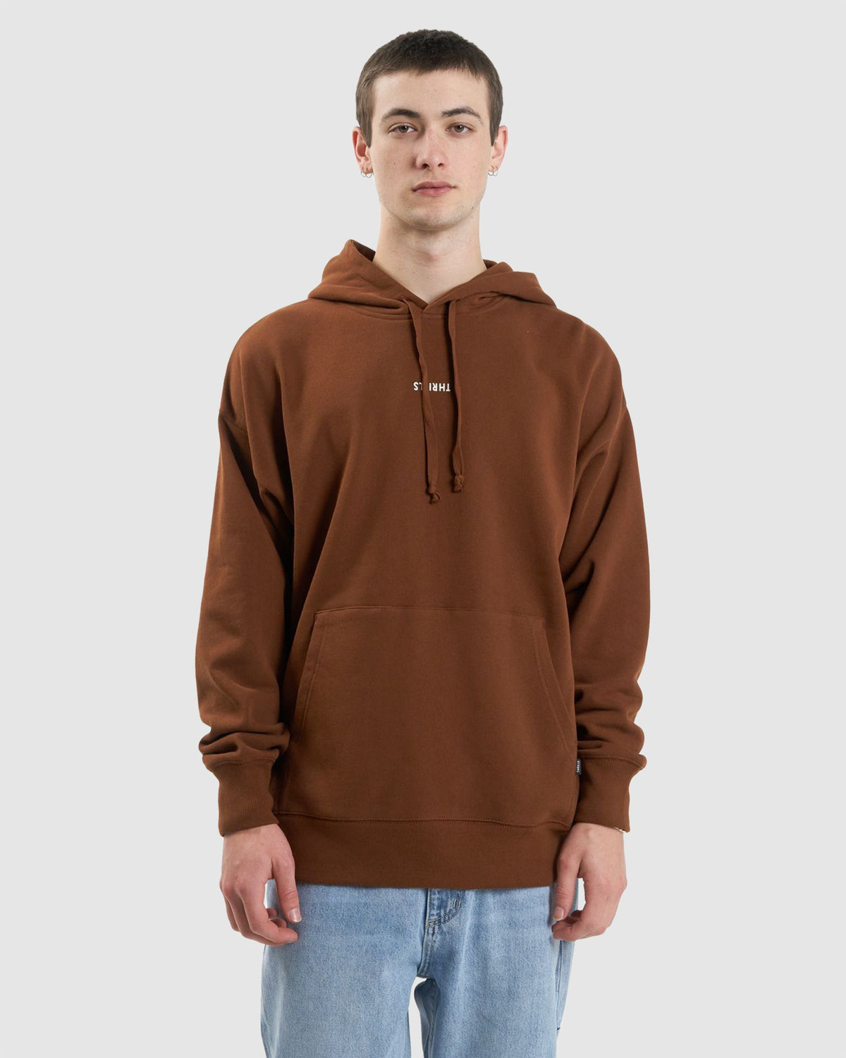MENS MINIMAL SLOUCH PULLOVER HOODIE