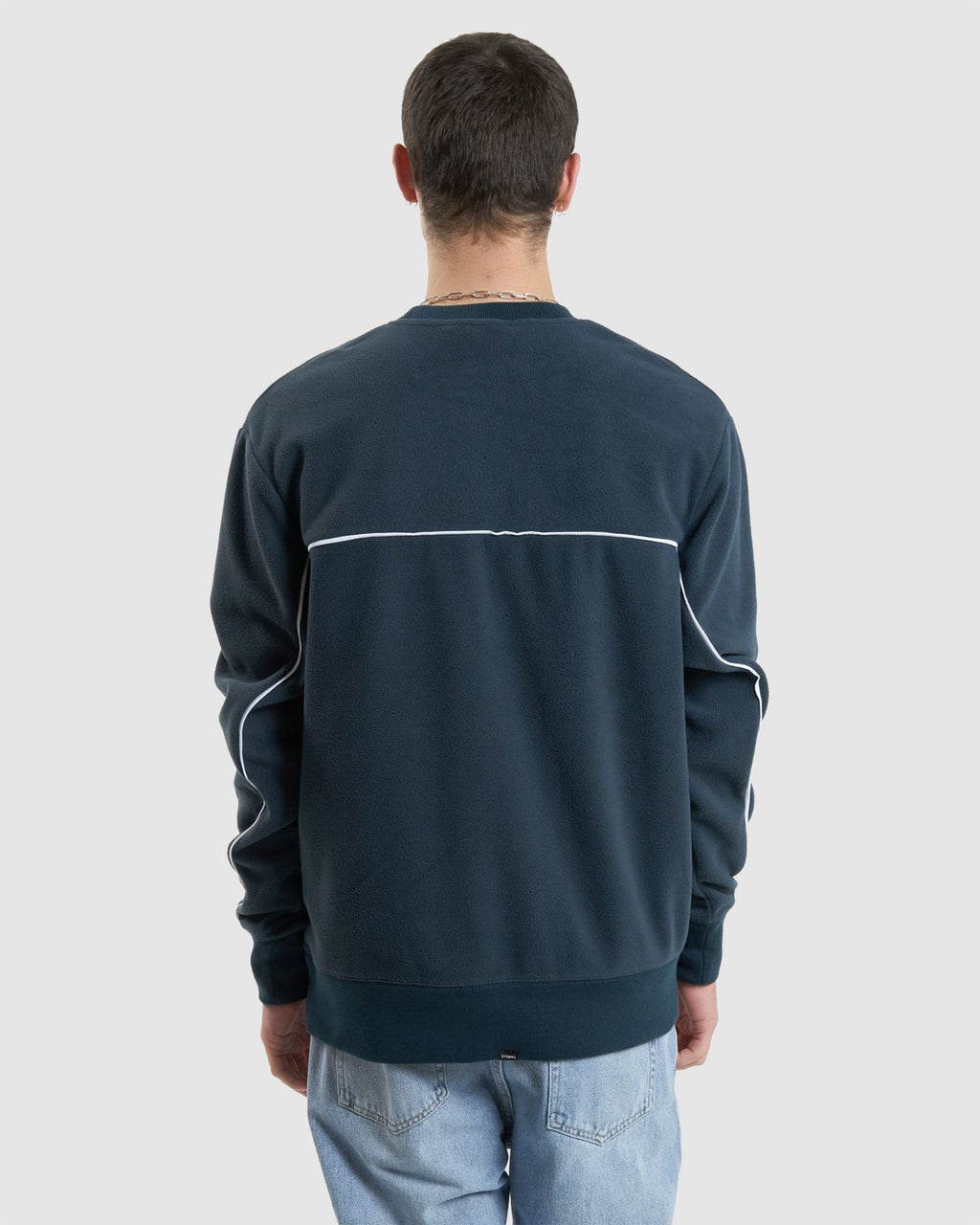 MENS WISDOM OVERSIZED POLAR FLEECE CREW