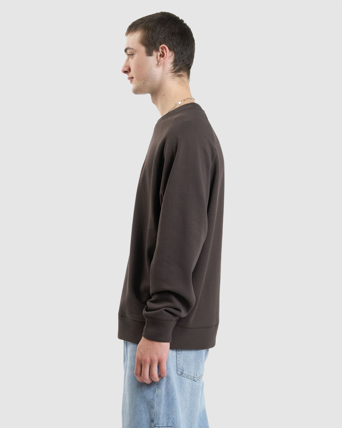 MENS LINKED OVERSIZE RAGLAN CREW