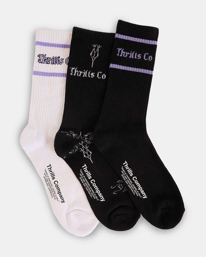 Mens Filter 3 Pack Crew Socks