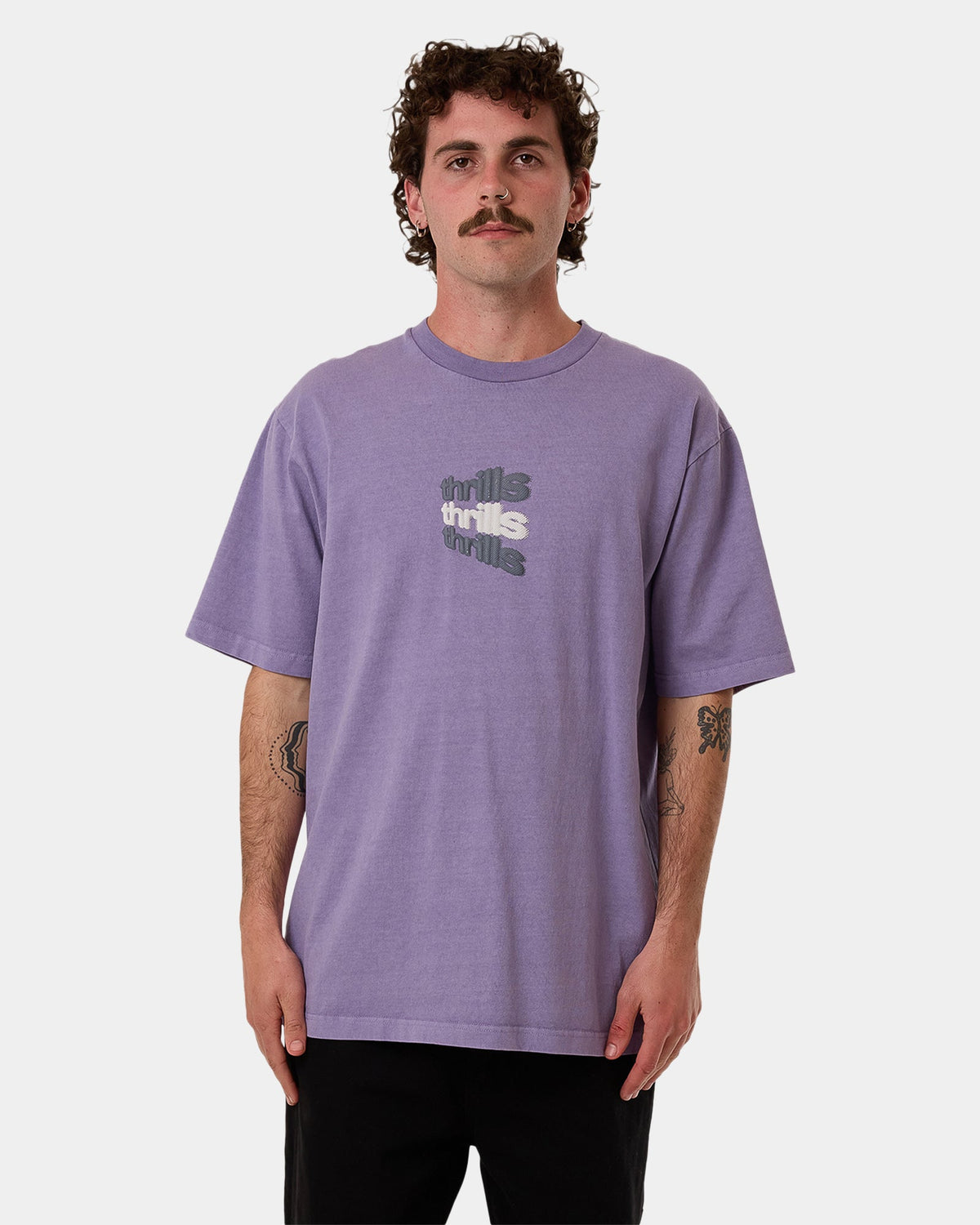 Mens Relax Your Eyes Oversized T-Shirt