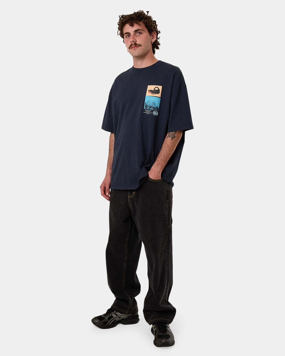 Mens Chaotic State Box Fit T-Shirt