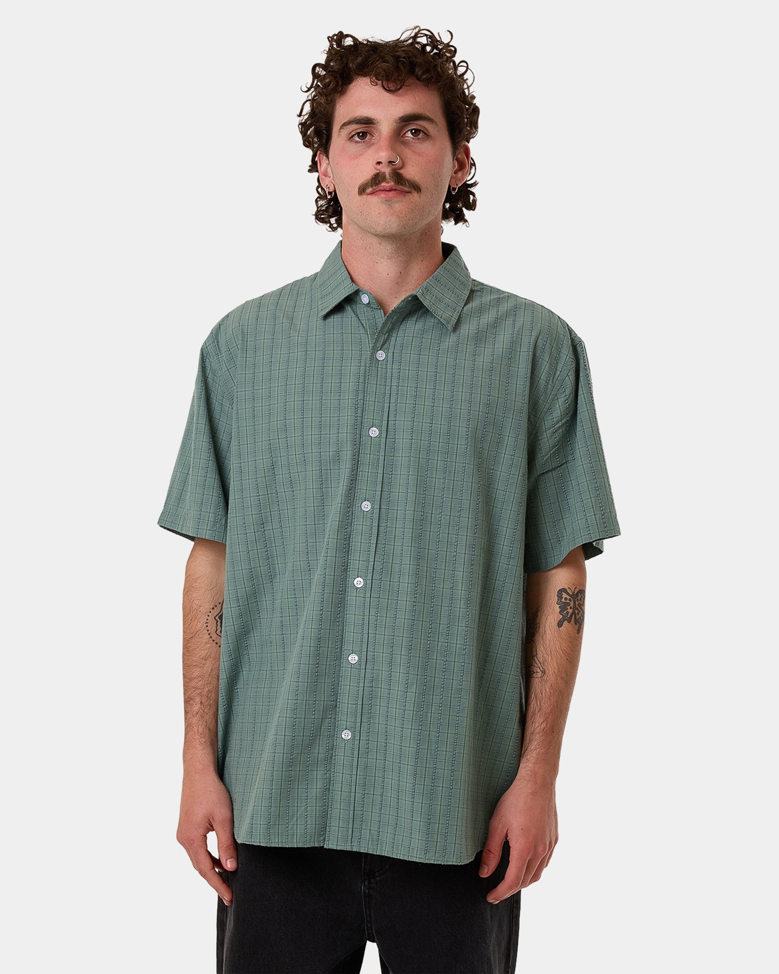 Buy Mens Ambient Connections Short Sleeve Shirt by Thrills | Amazon Surf NZ