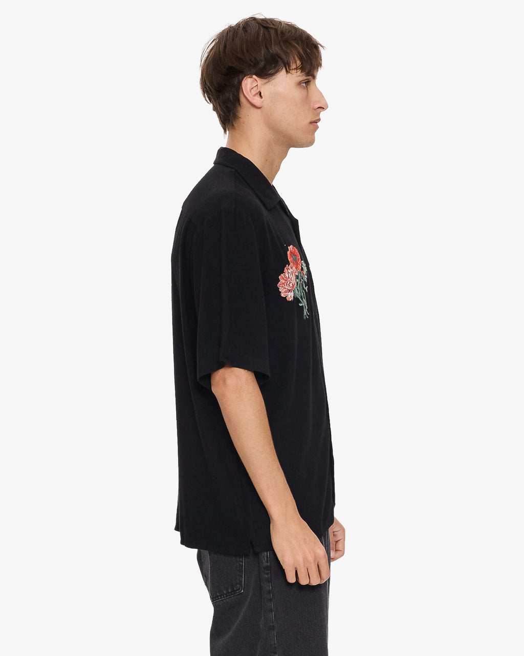 Mens Still Life Bowling Short Sleve Shirt