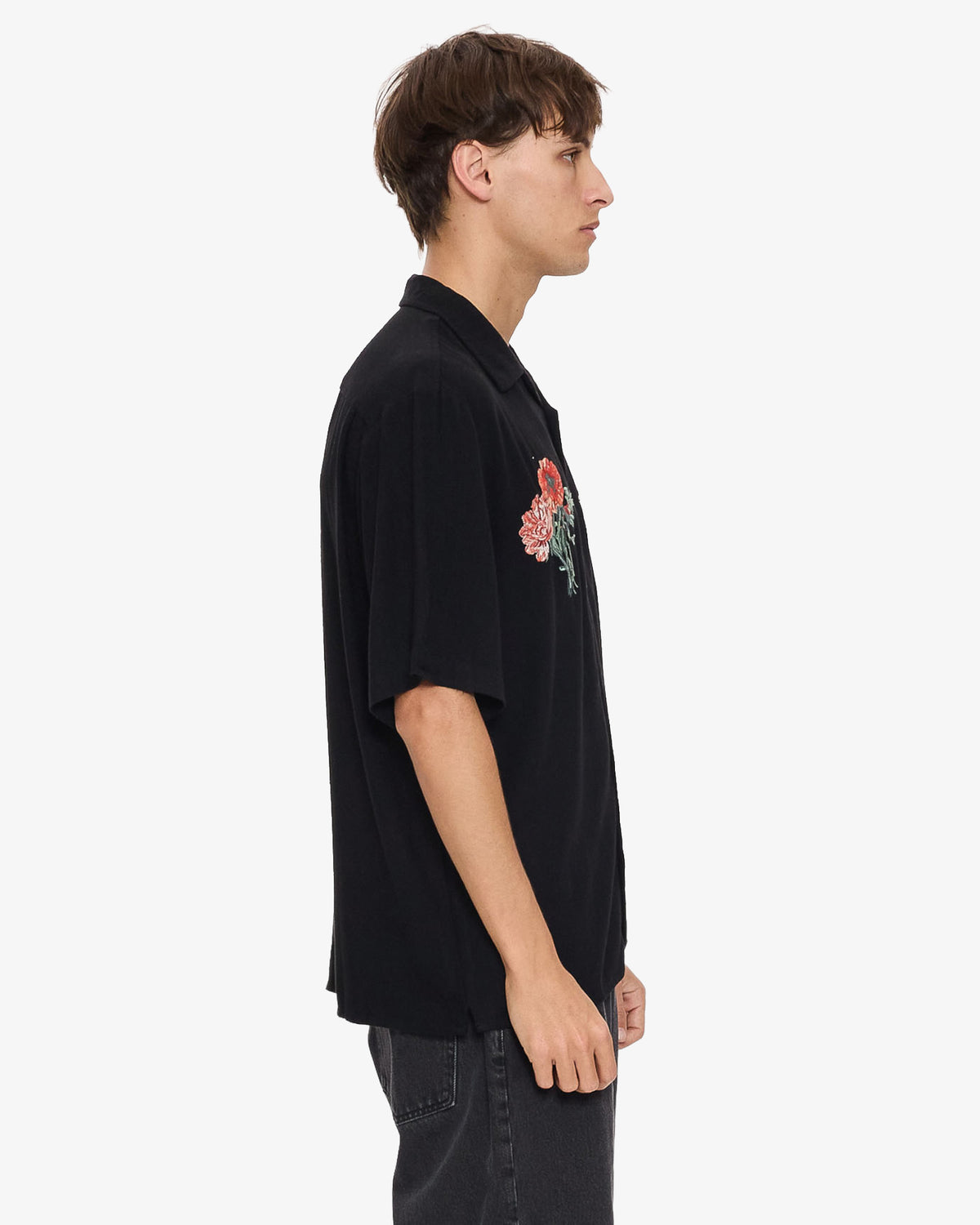 Mens Still Life Bowling Short Sleve Shirt