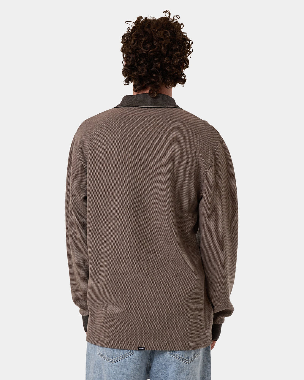Mens Thrills Union Rugby Jacquard Long Sleeve T-Shirt