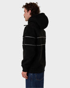 Mens Hazed Slouch Polar Fleece Pulover Hoodie