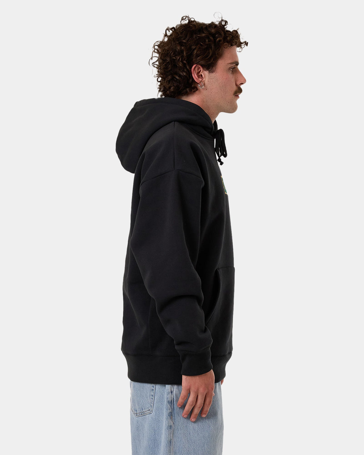 Mens Behind It All Slouch Pullover Hoodie