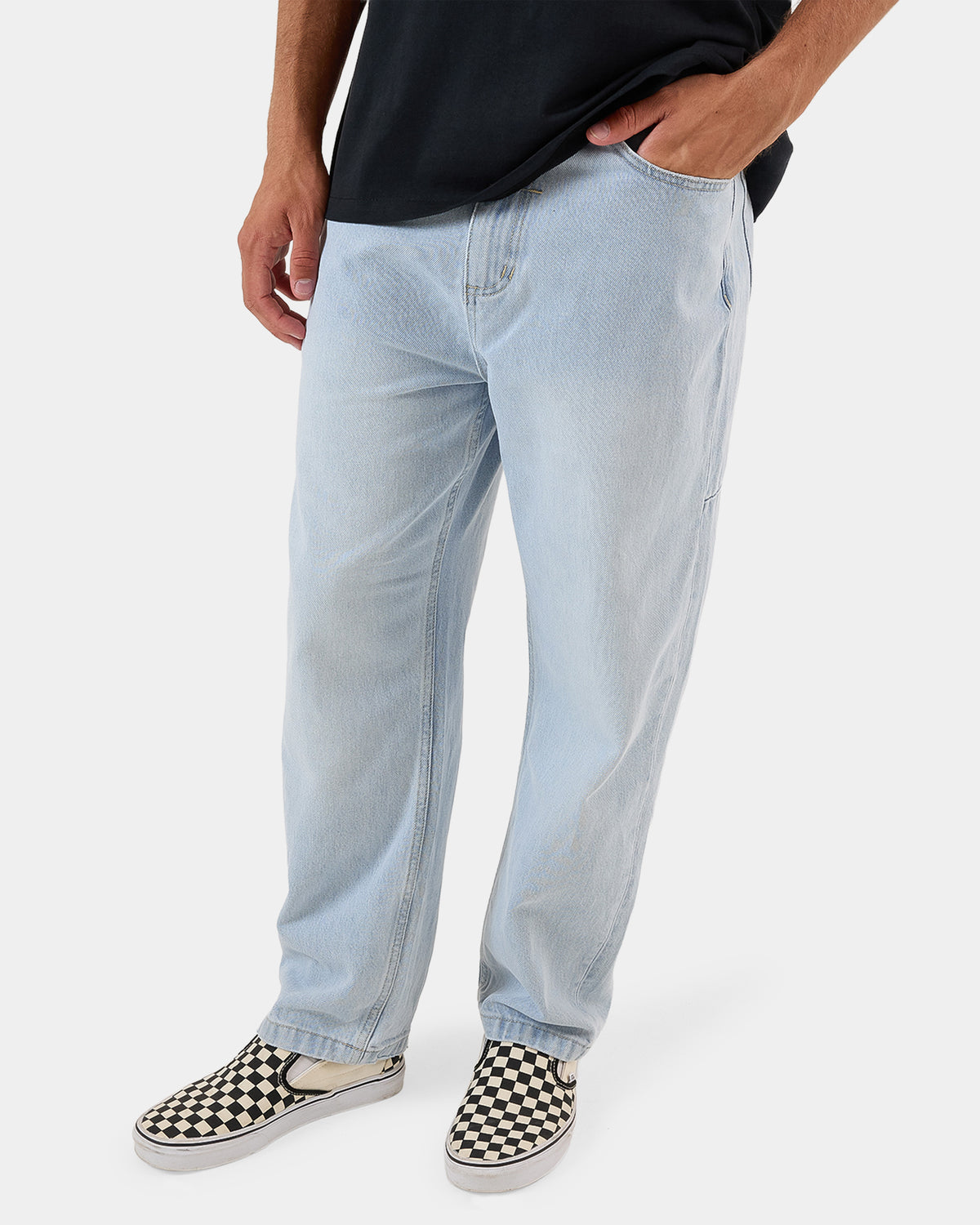Mens Hazed Slacker Demin Jeans