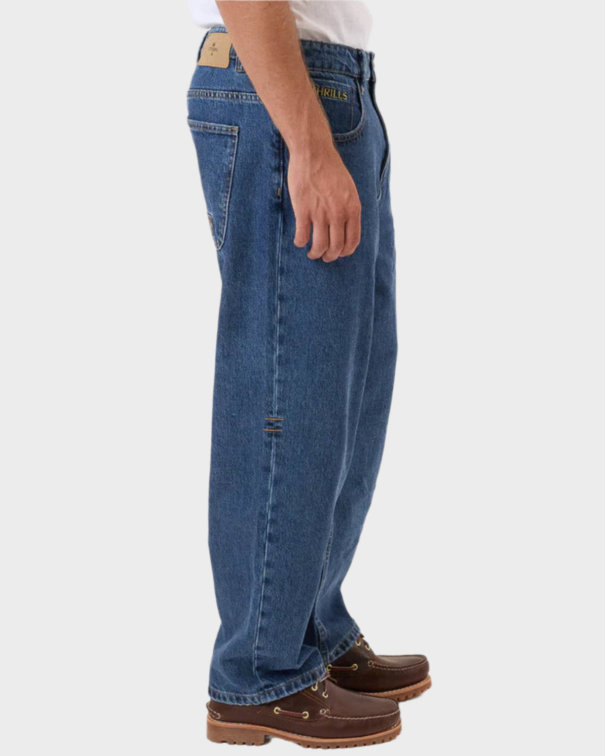 Mens Behind It All Big Slacker Denim Jeans