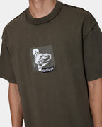 Mens Rose Brigade Oversized Cropped T-Shirt