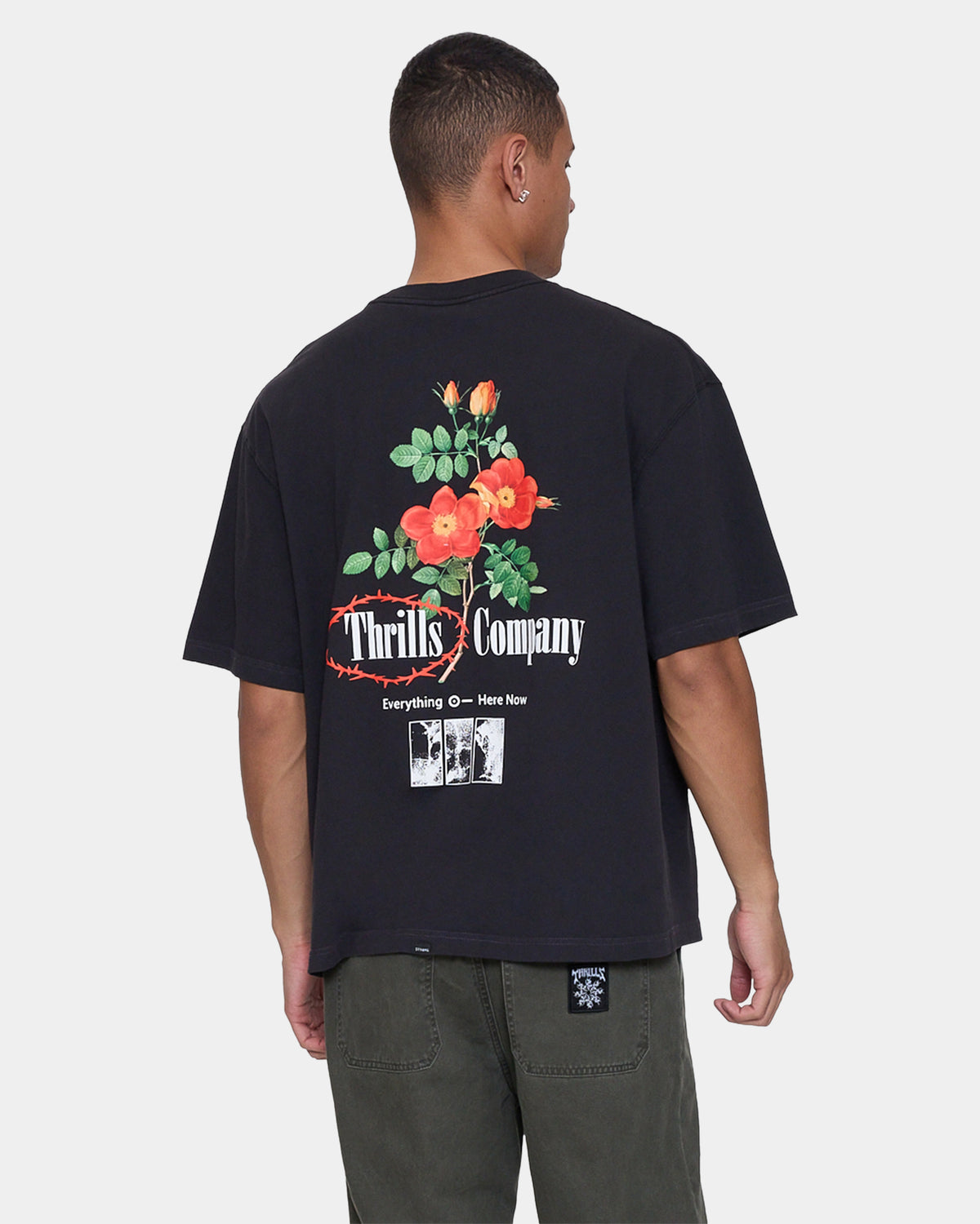 Mens Everything Here Now Oversized T-Shirt