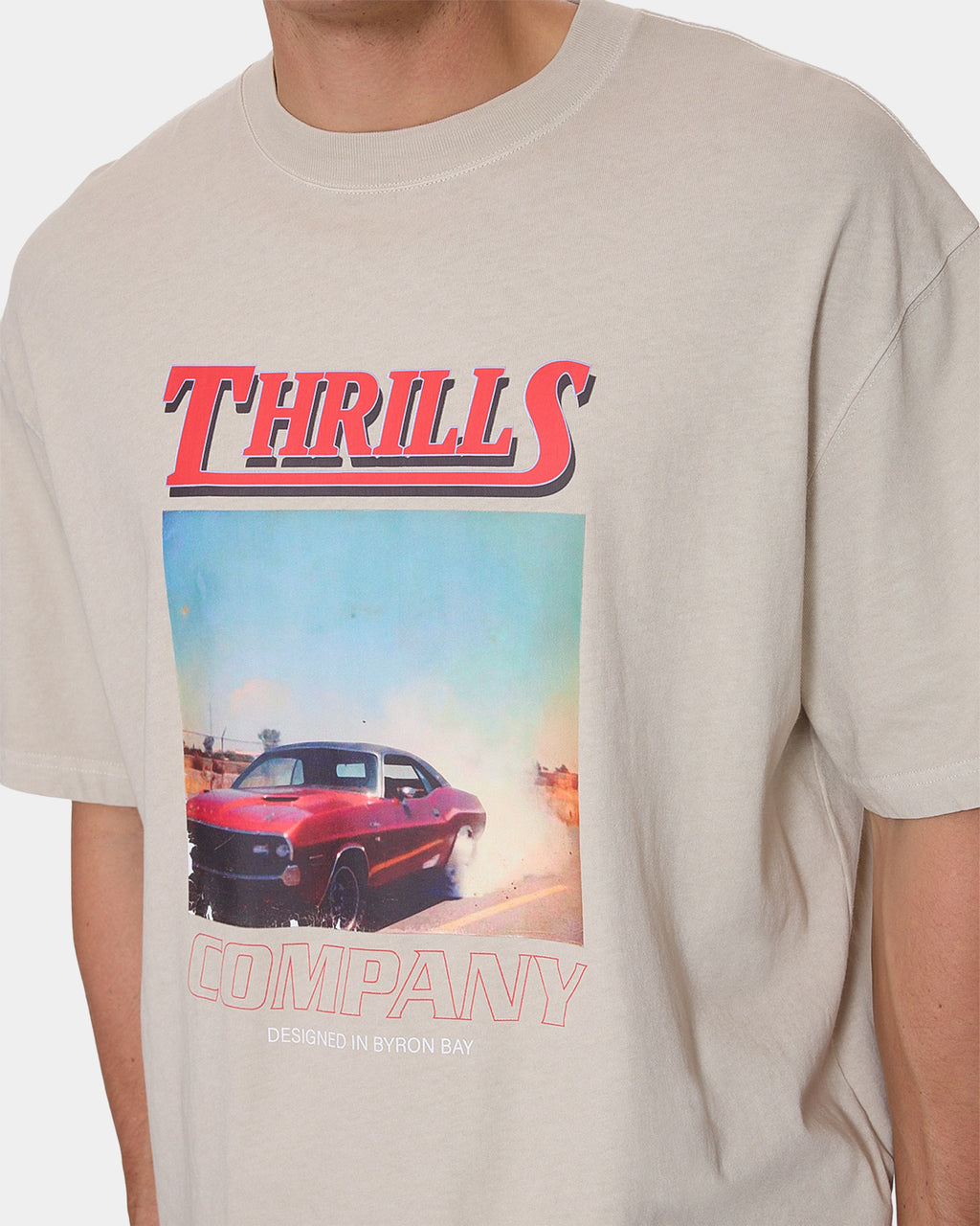 Mens Skerrt Oversized Cropped T-Shirt