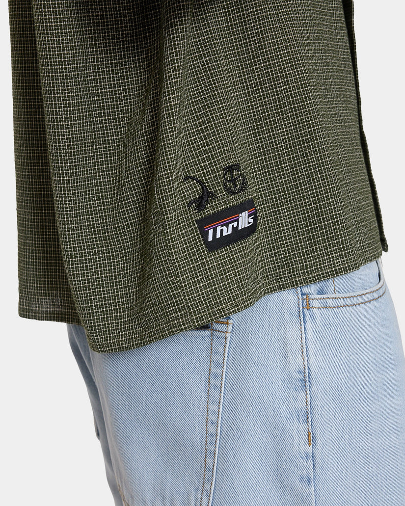 Mens Against All Odds Cropped Short Sleeve Shirt
