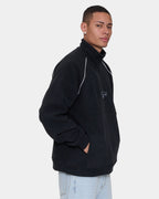 Mens Thrill Of Victory Raglan Quarter Zip Fleece Jumper